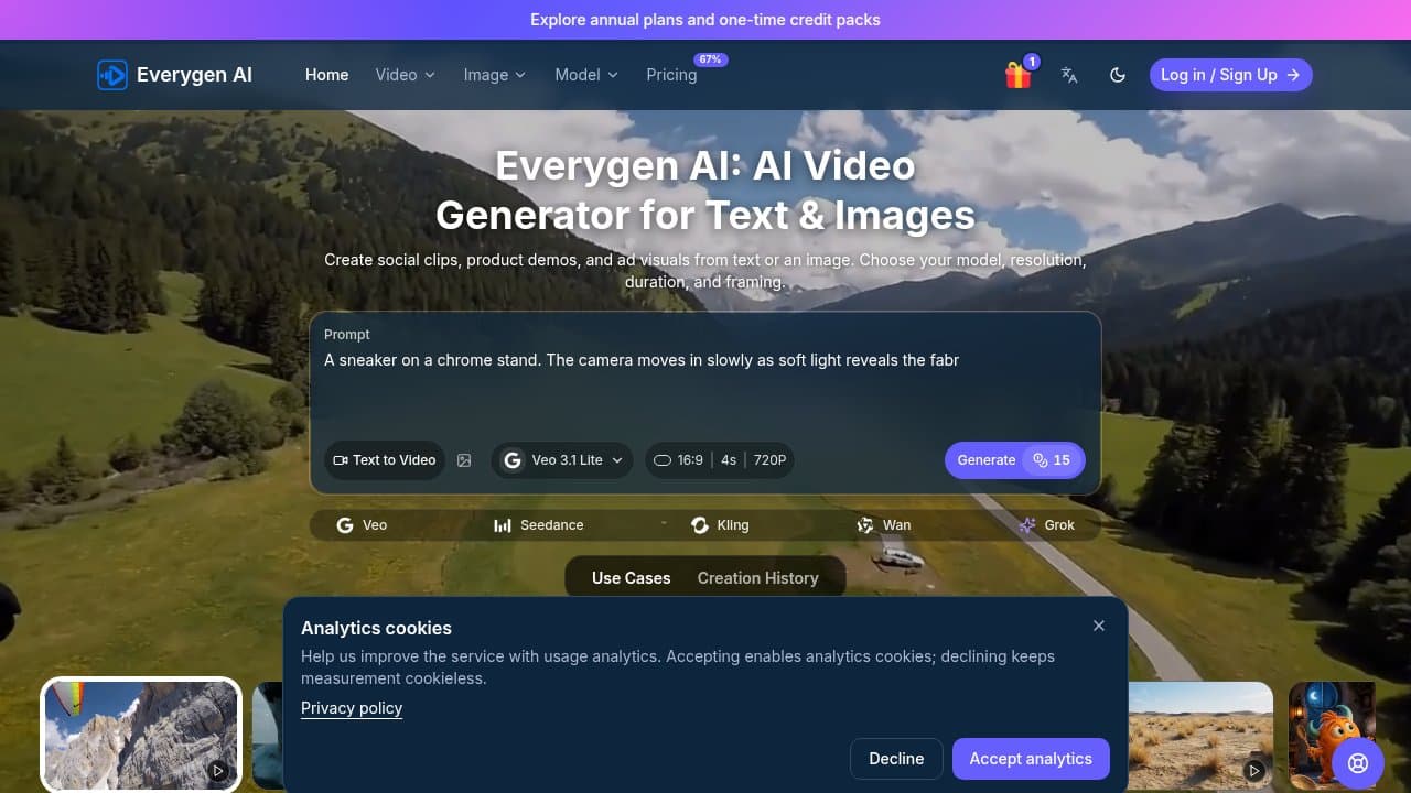 Everygen AI - Product screenshot
