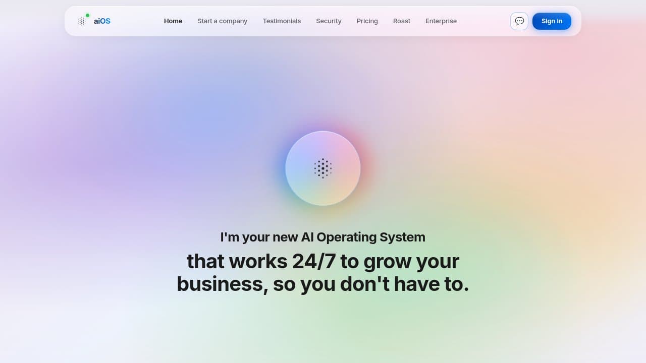 aiOS - Product screenshot