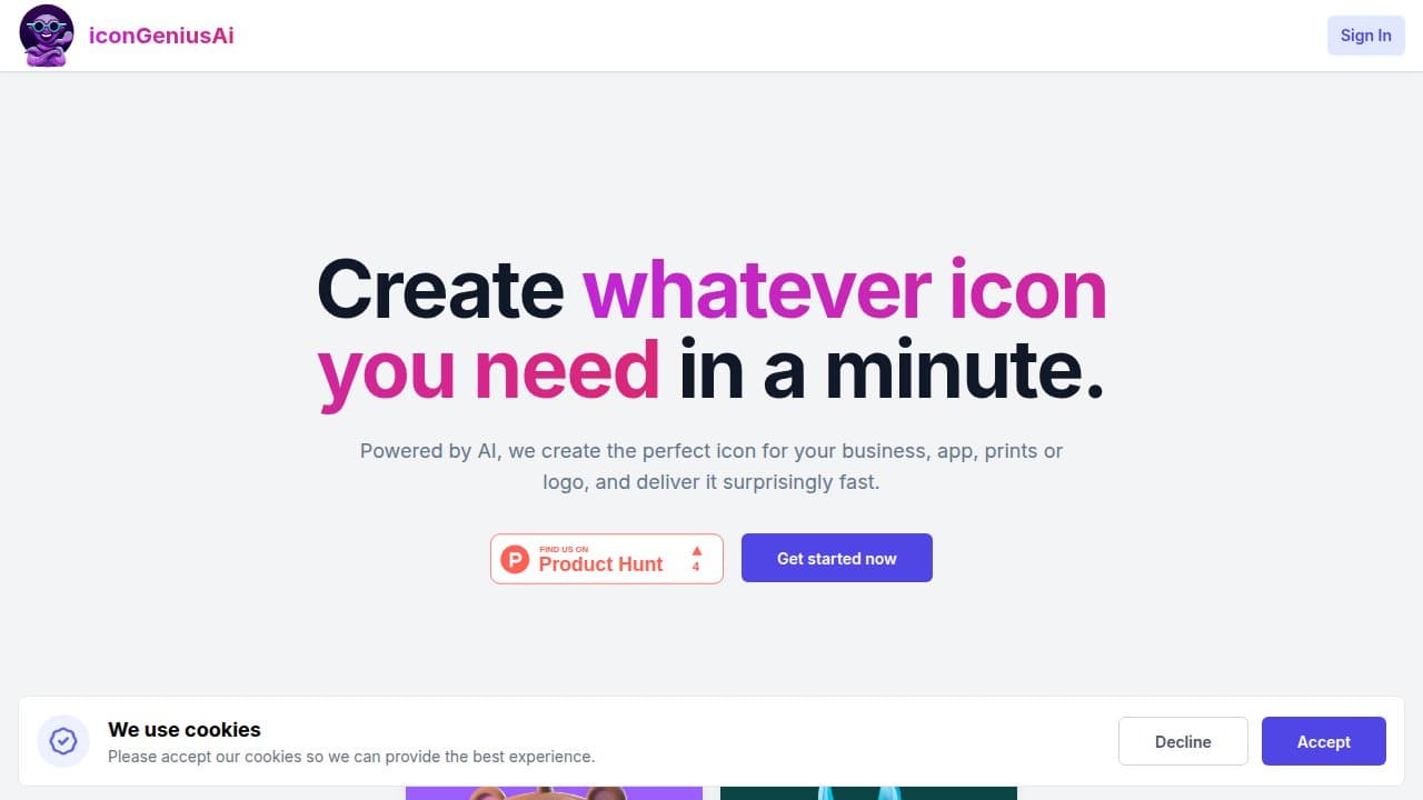 iconGeniusAi - Product screenshot