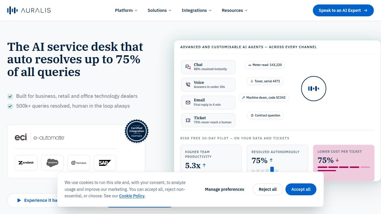 Auralis - Product screenshot