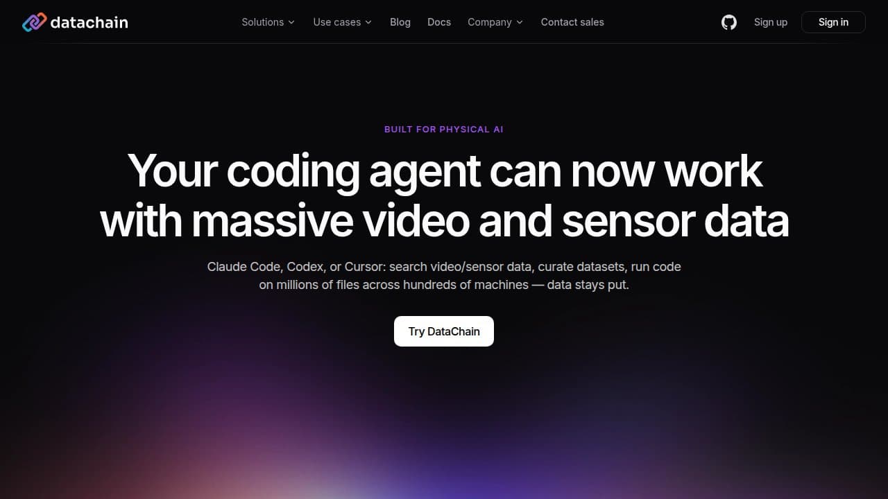 DataChain - Product screenshot