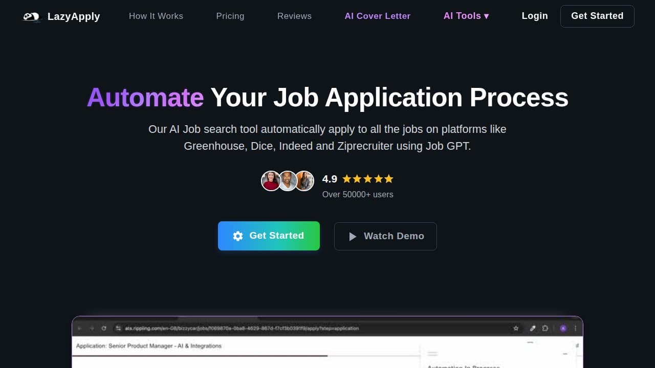 LazyApply - Product screenshot