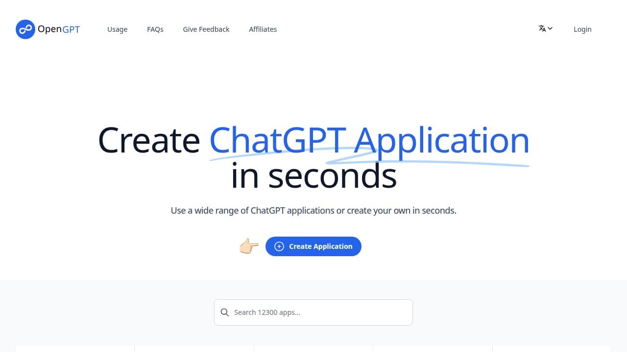 OpenGPT - Product screenshot