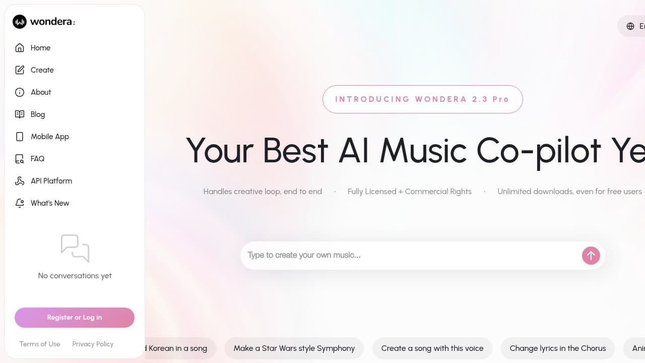 Wondera - Product screenshot