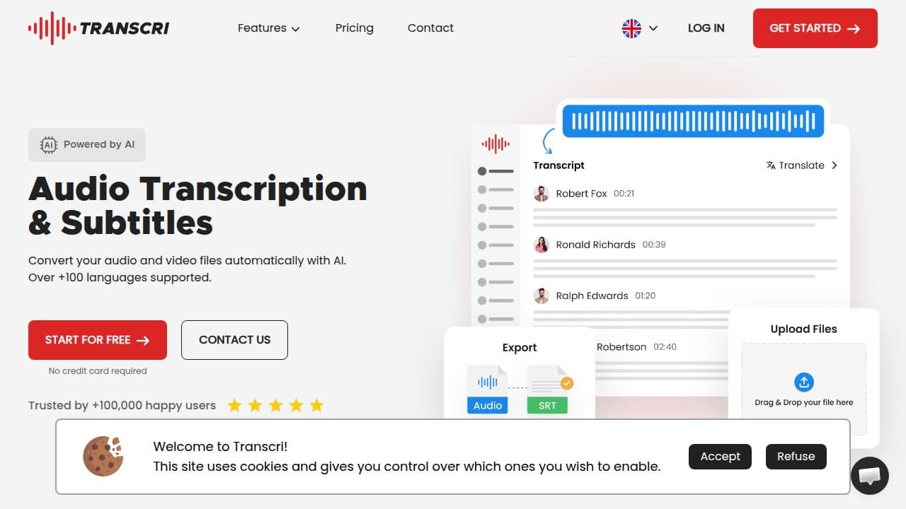 Transcri - Product screenshot