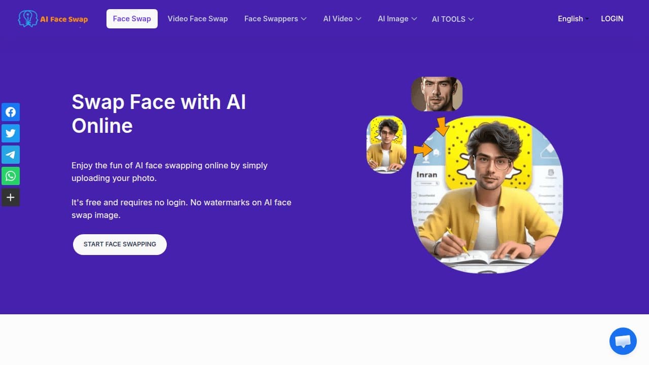 AI Face Swap - Product screenshot