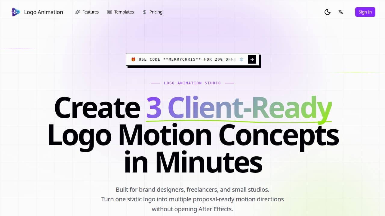 Logo Animation - Product screenshot