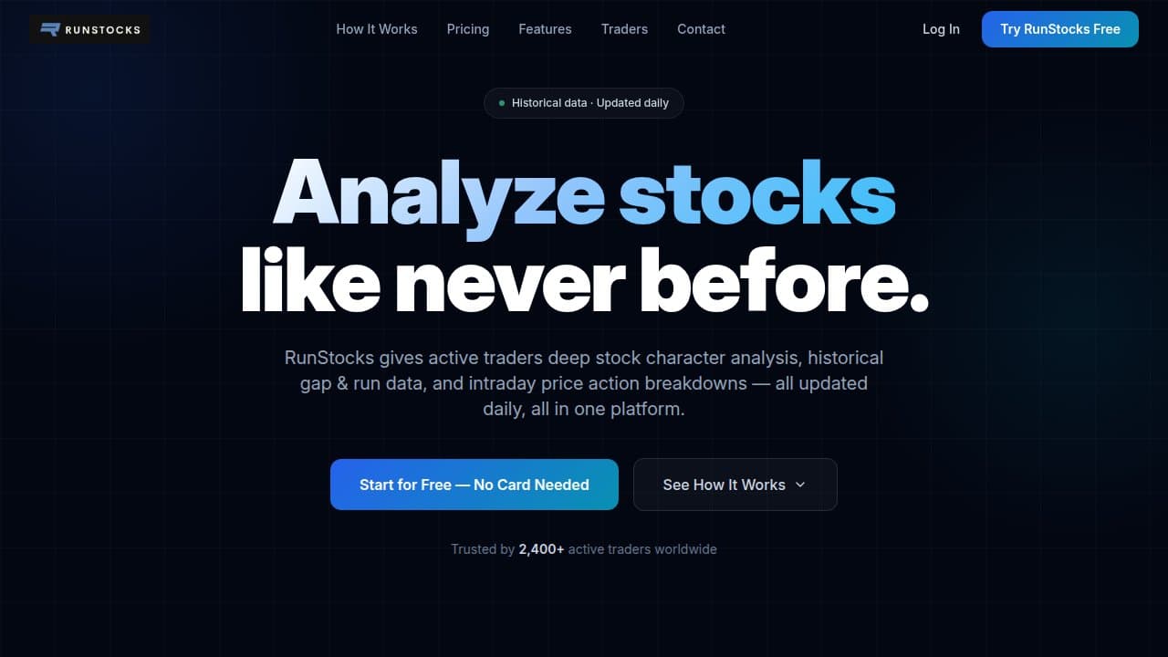 RunStocks - Product screenshot