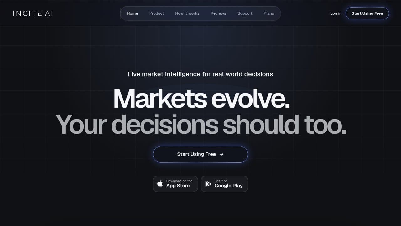 Incite - Product screenshot