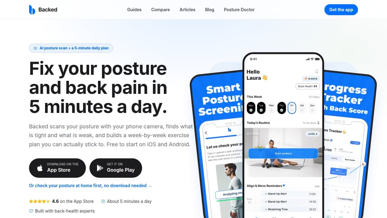Backed AI - Product screenshot