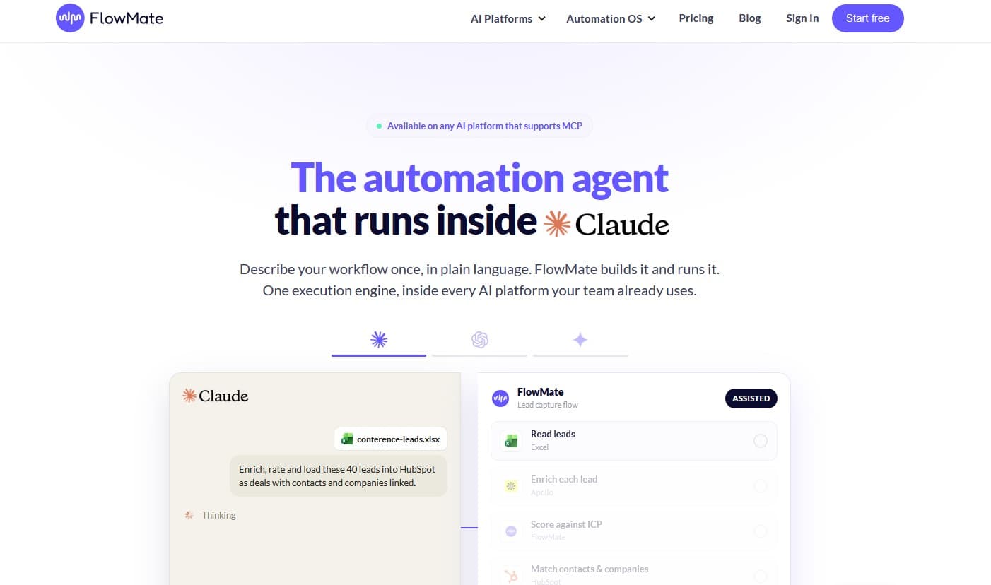FlowMate - Product screenshot