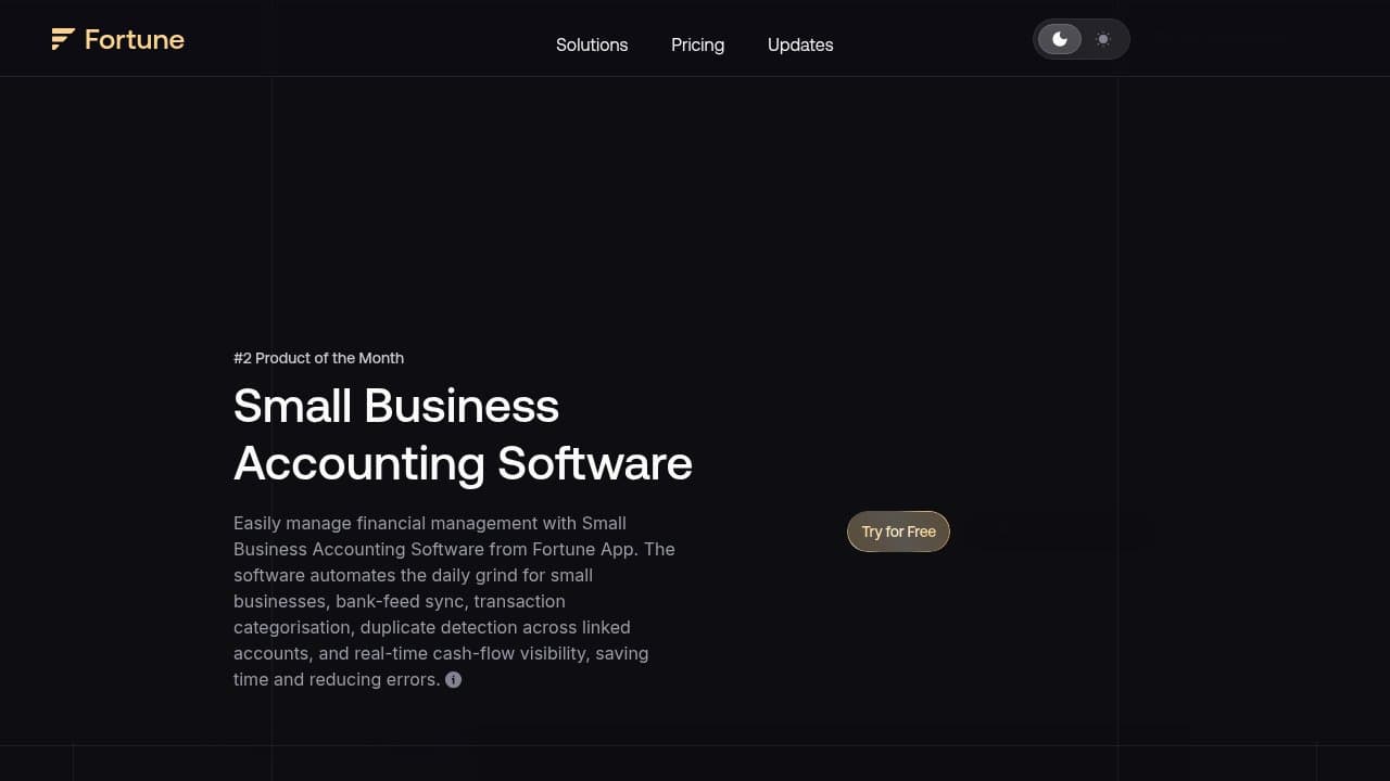 Fortune App - Product screenshot