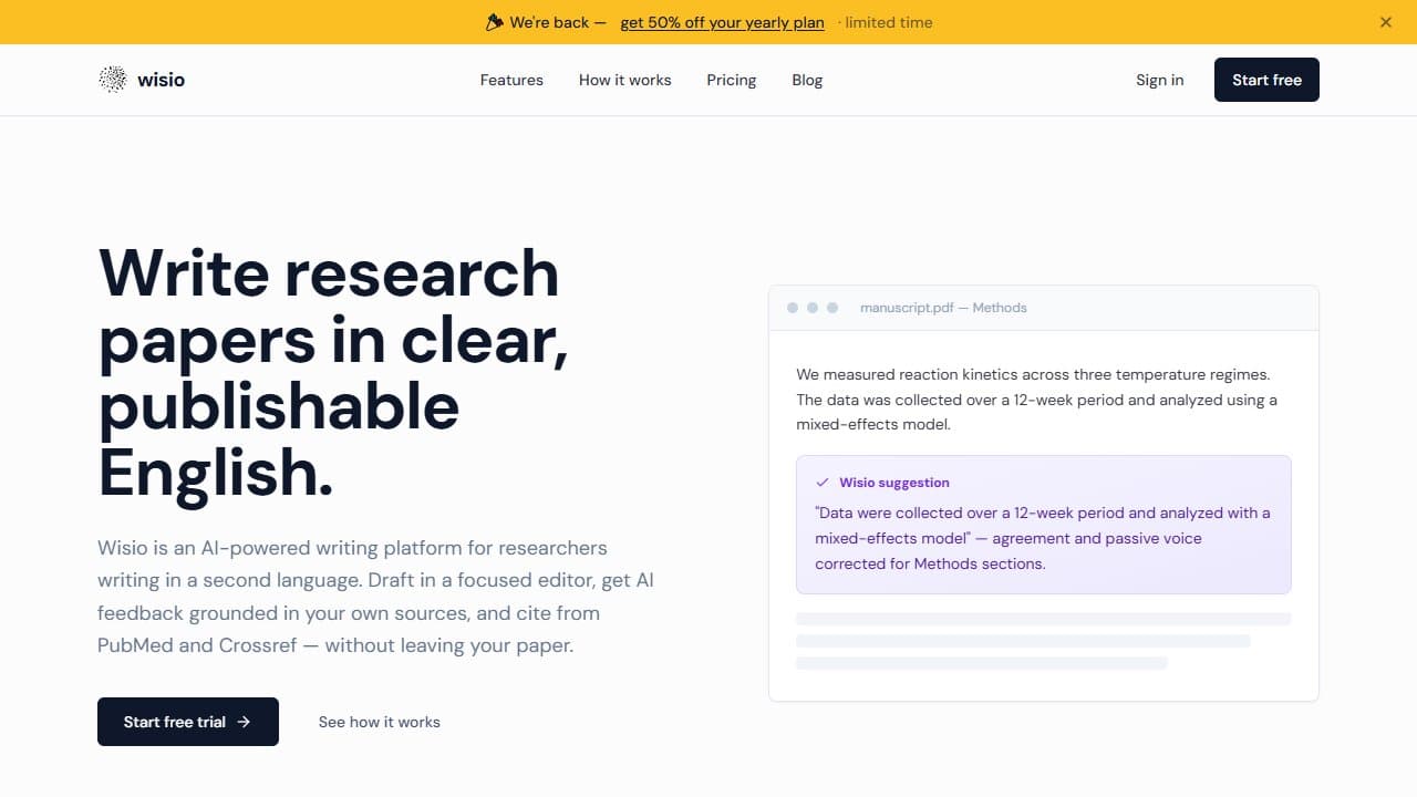 Wisio - Product screenshot
