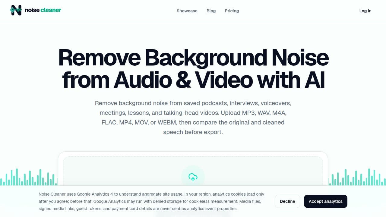 Noise Cleaner - Product screenshot