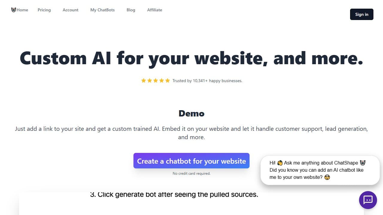 ChatShape - Product screenshot