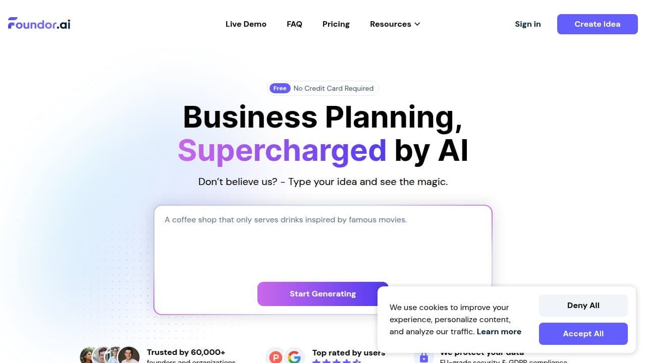 Foundor.ai - Product screenshot