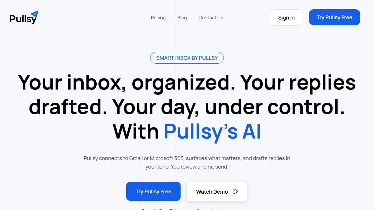Pullsy - Product screenshot