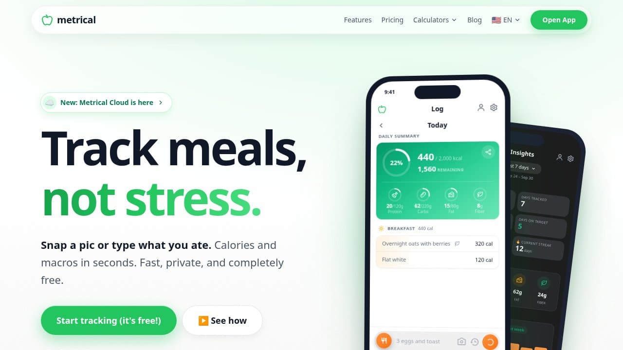 Metrical - Product screenshot