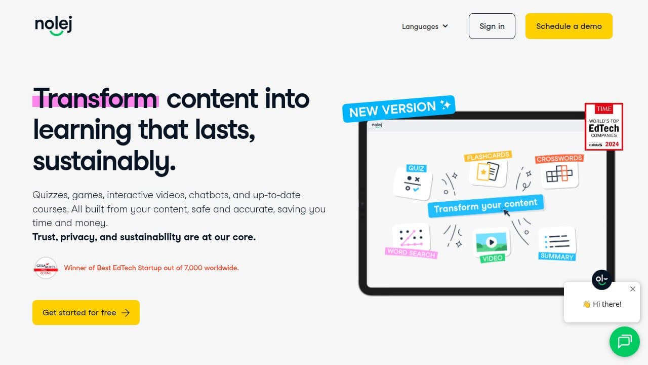 Nolej - Product screenshot