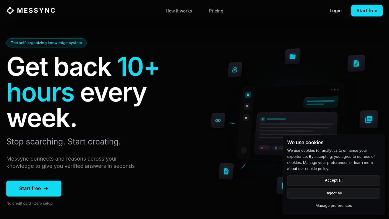 Messync - Product screenshot