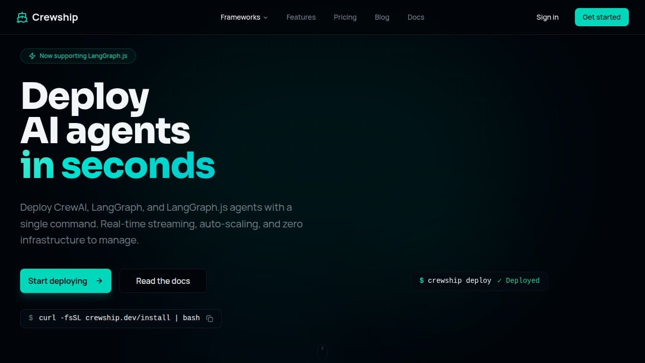 Crewship - Product screenshot