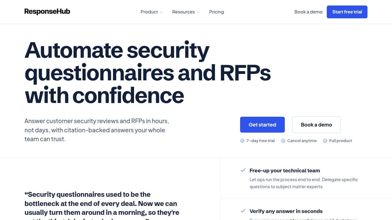ResponseHub - Product screenshot