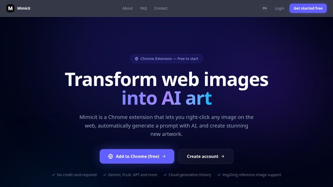 Mimicit - Product screenshot