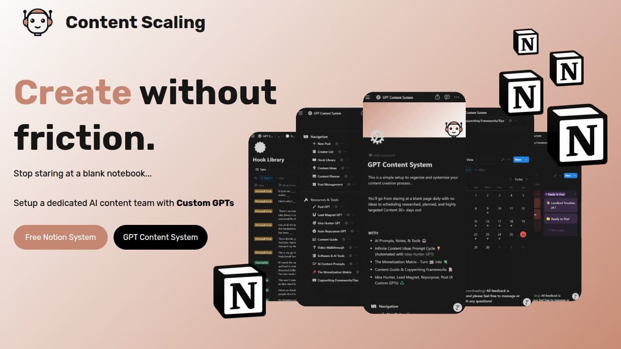 Content Scaling - Product screenshot