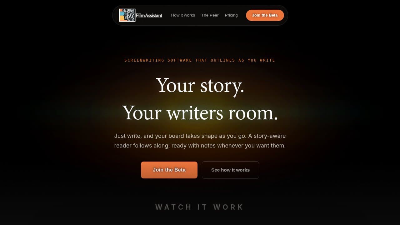 FilmAssistant - Product screenshot