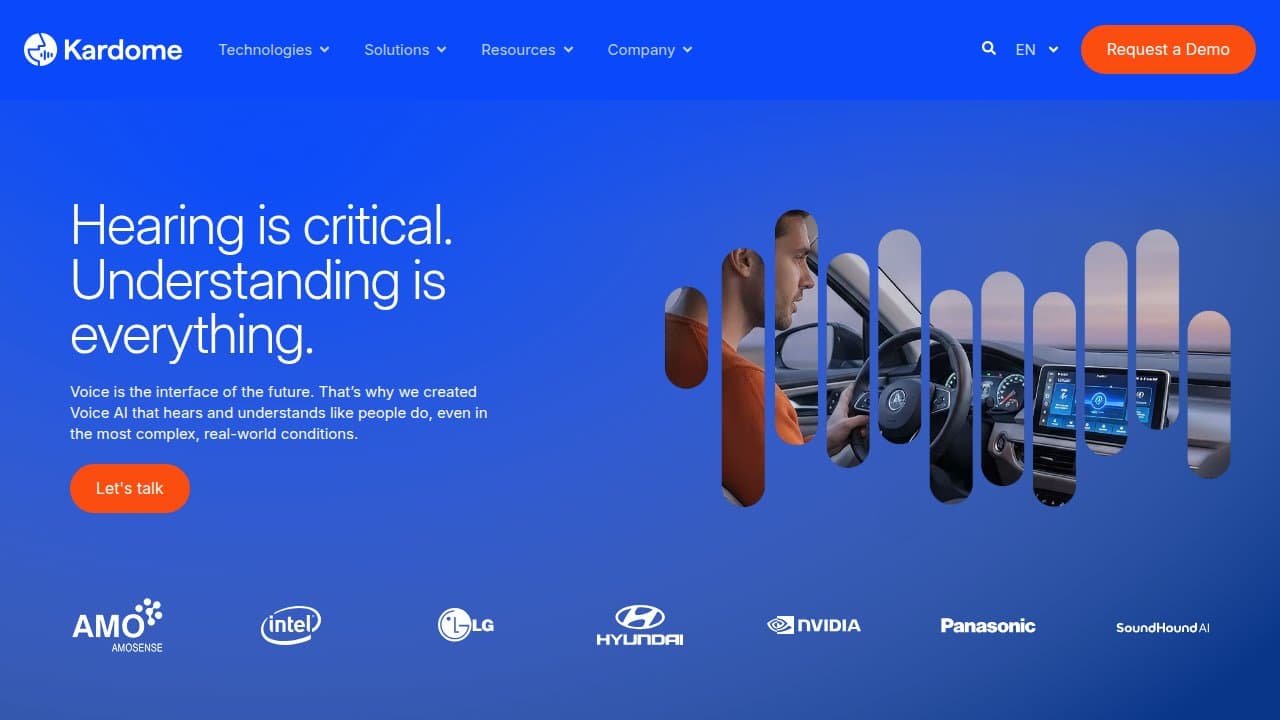 Kardome - Product screenshot