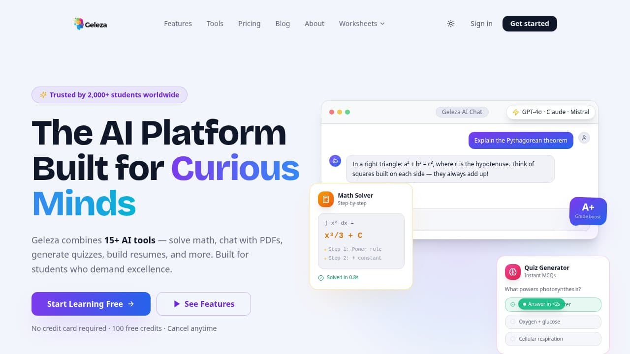 Geleza - Product screenshot
