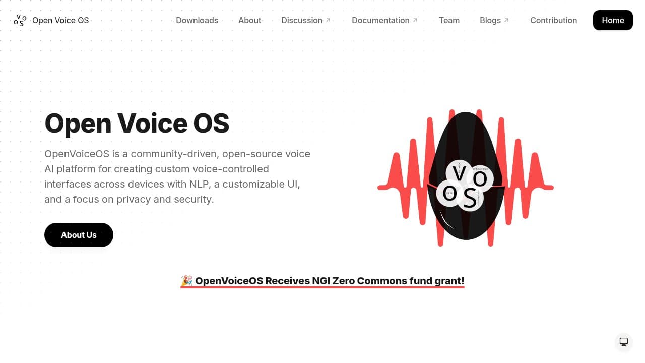 Open Voice OS - Product screenshot
