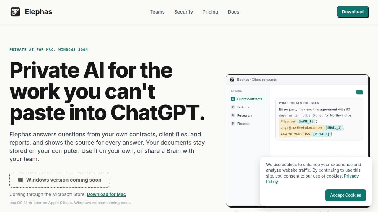 Elephas - Product screenshot