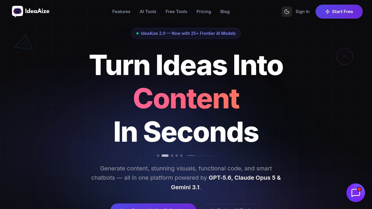 IdeaAize - Product screenshot