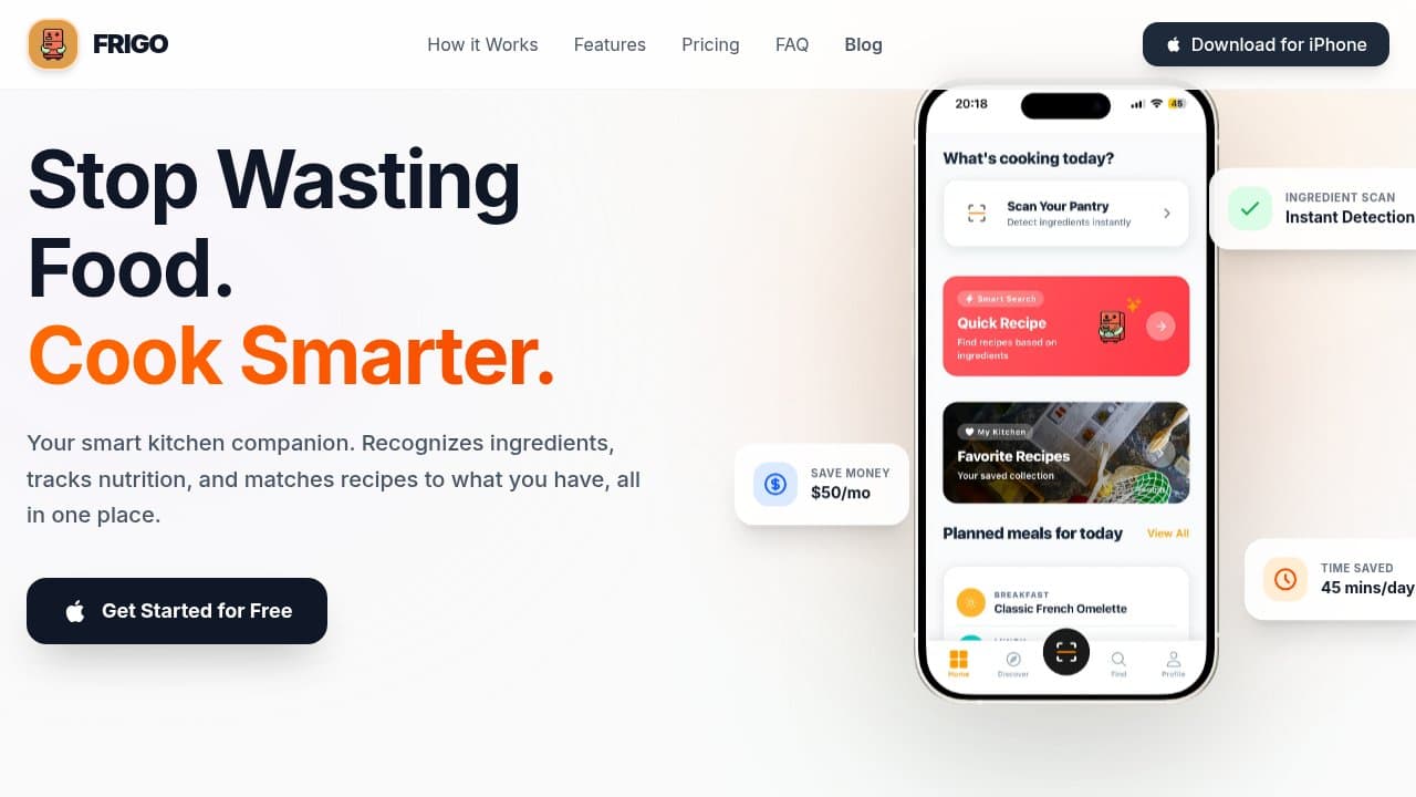 Frigo - Product screenshot