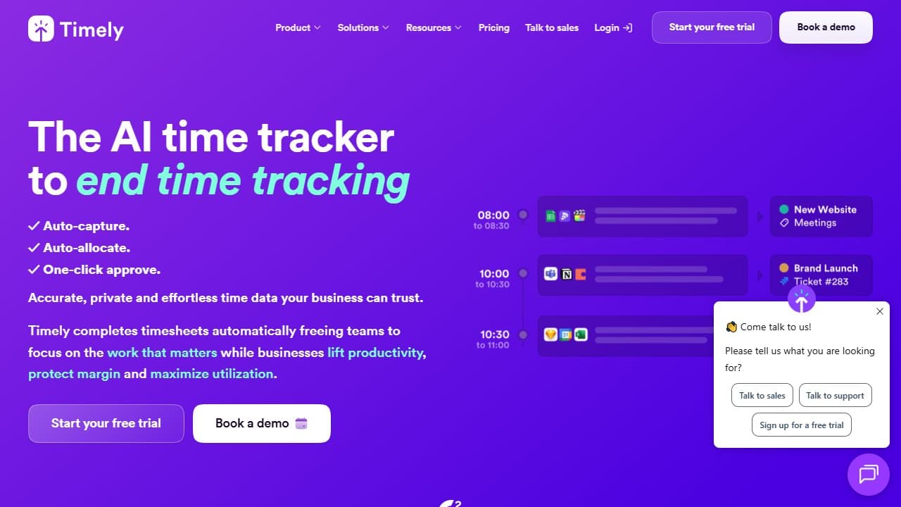Timely - Product screenshot