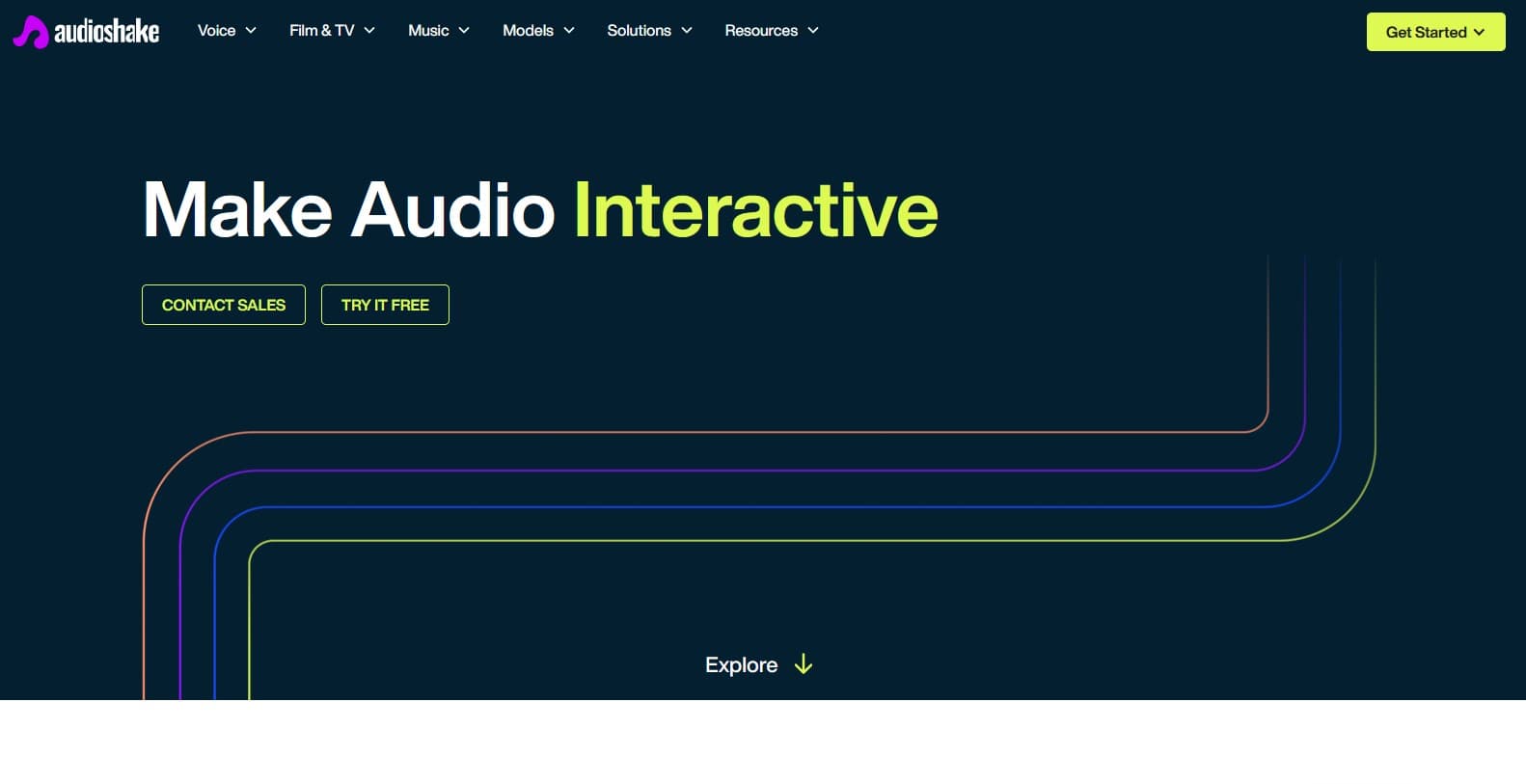 AudioShake - Product screenshot
