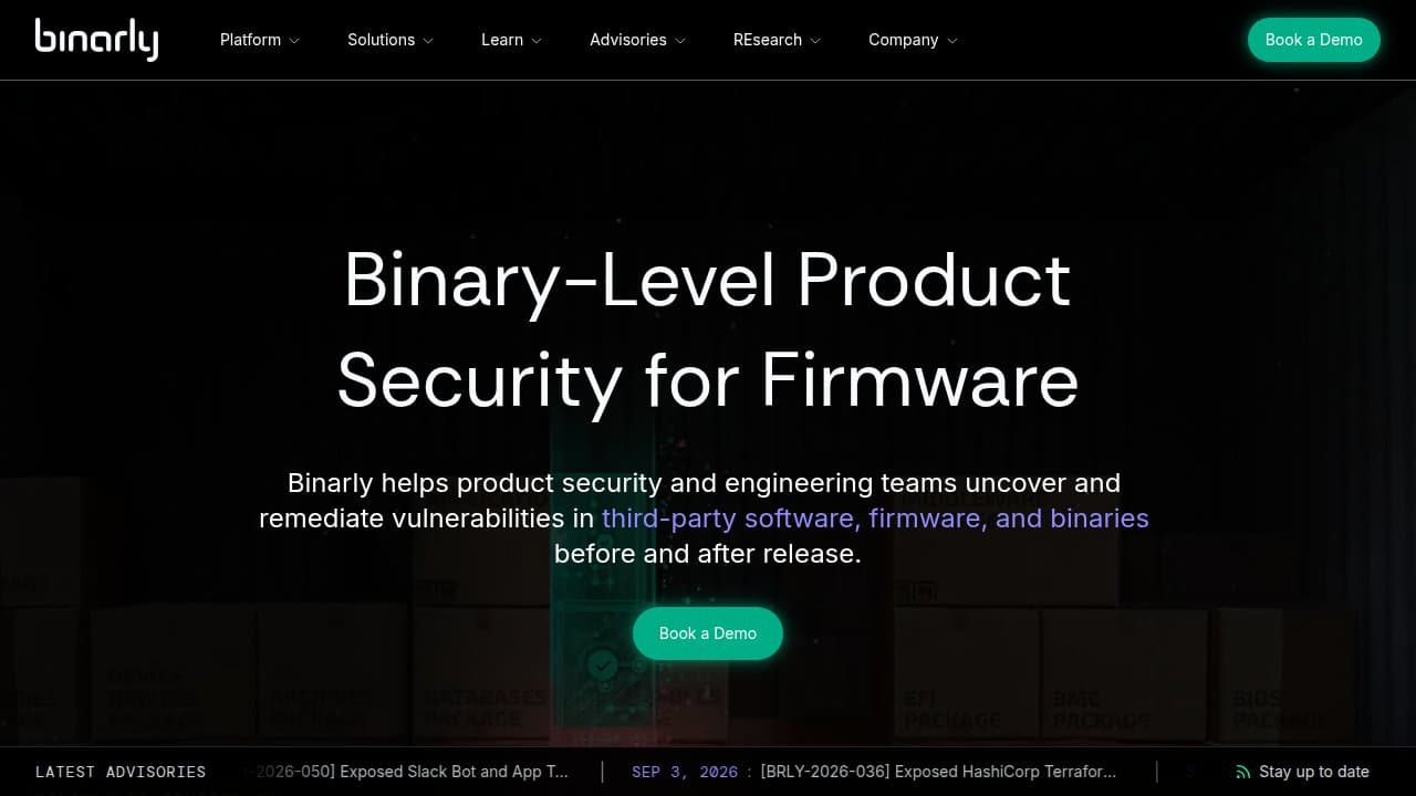 Binarly - Product screenshot