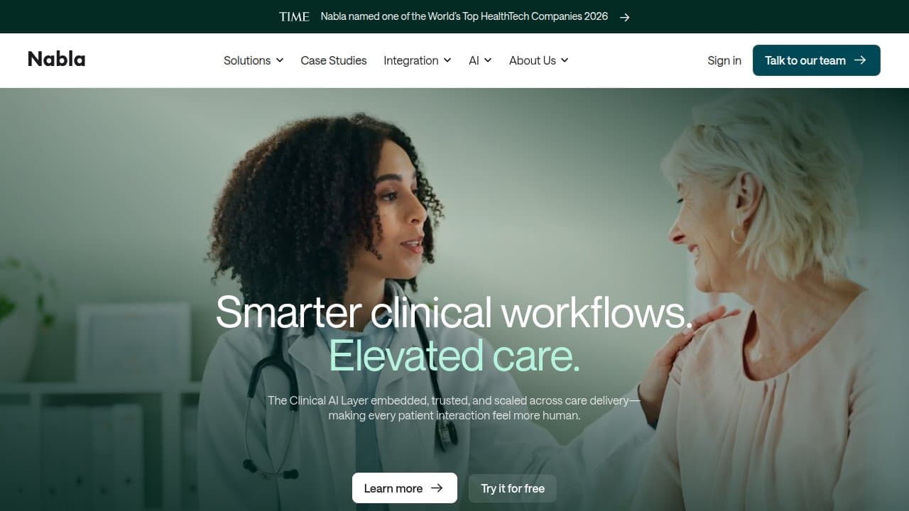Nabla - Product screenshot