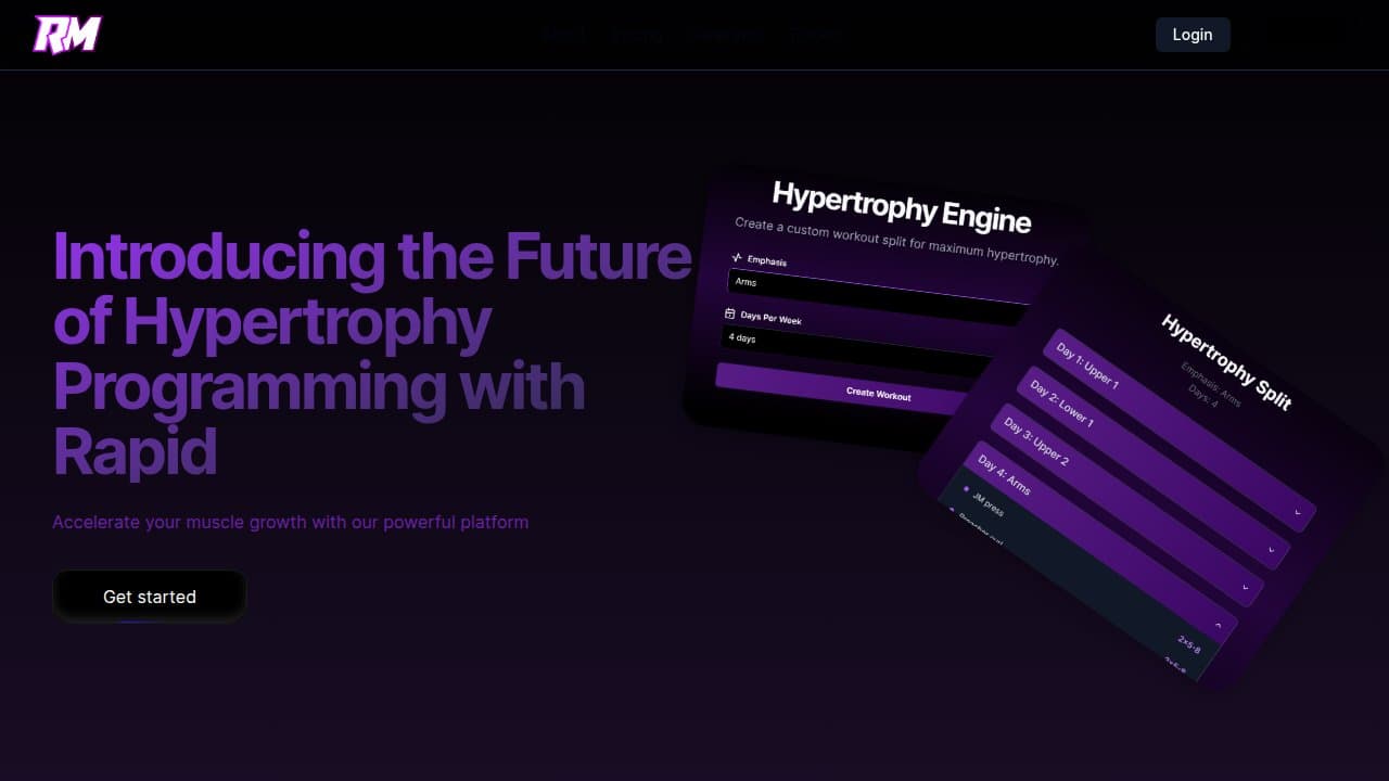 Rapid Muscle - Product screenshot