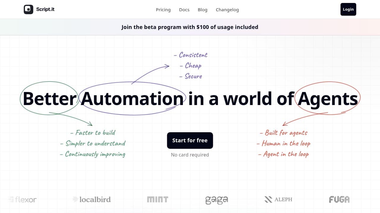 Script.it - Product screenshot