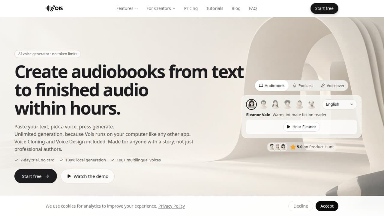 Vois - Product screenshot