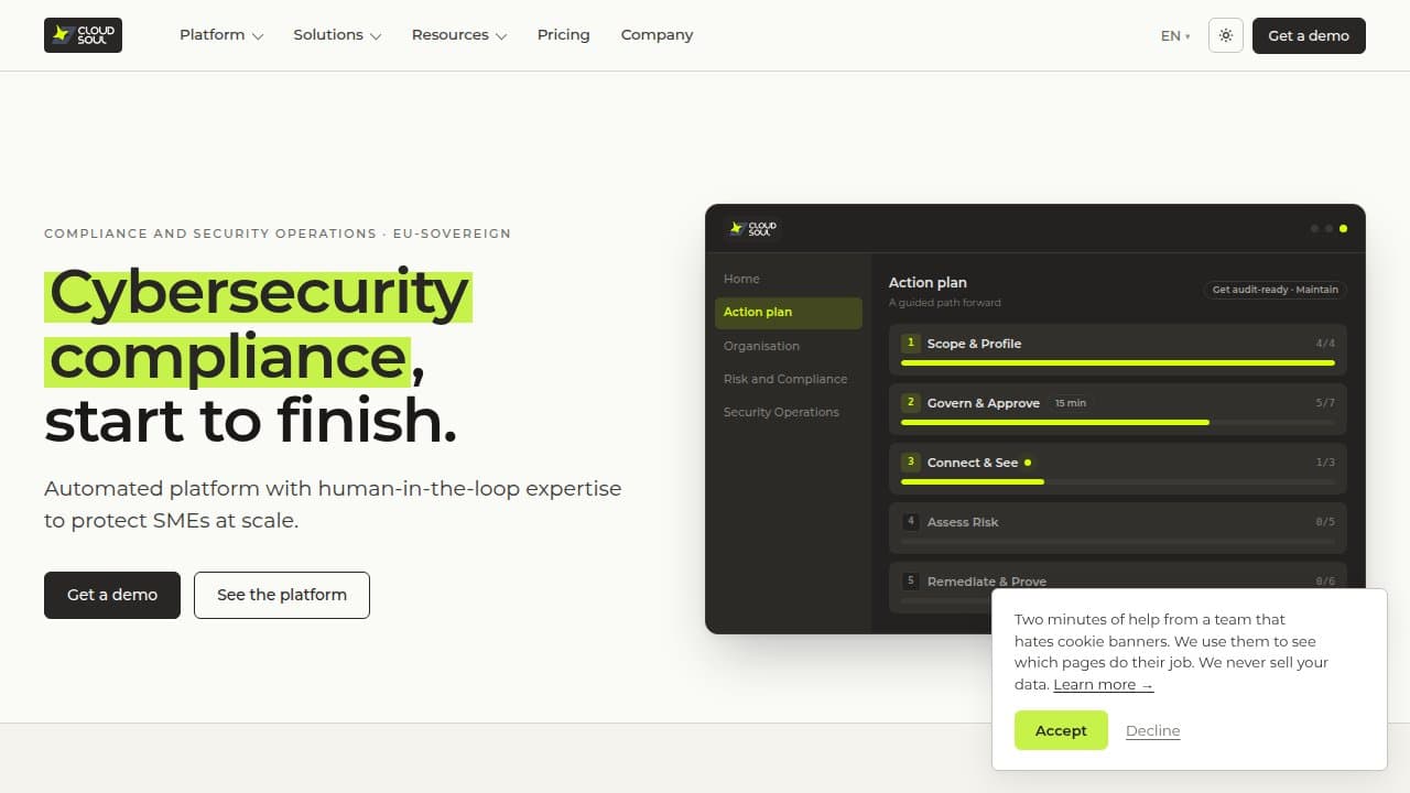 CloudSoul - Product screenshot