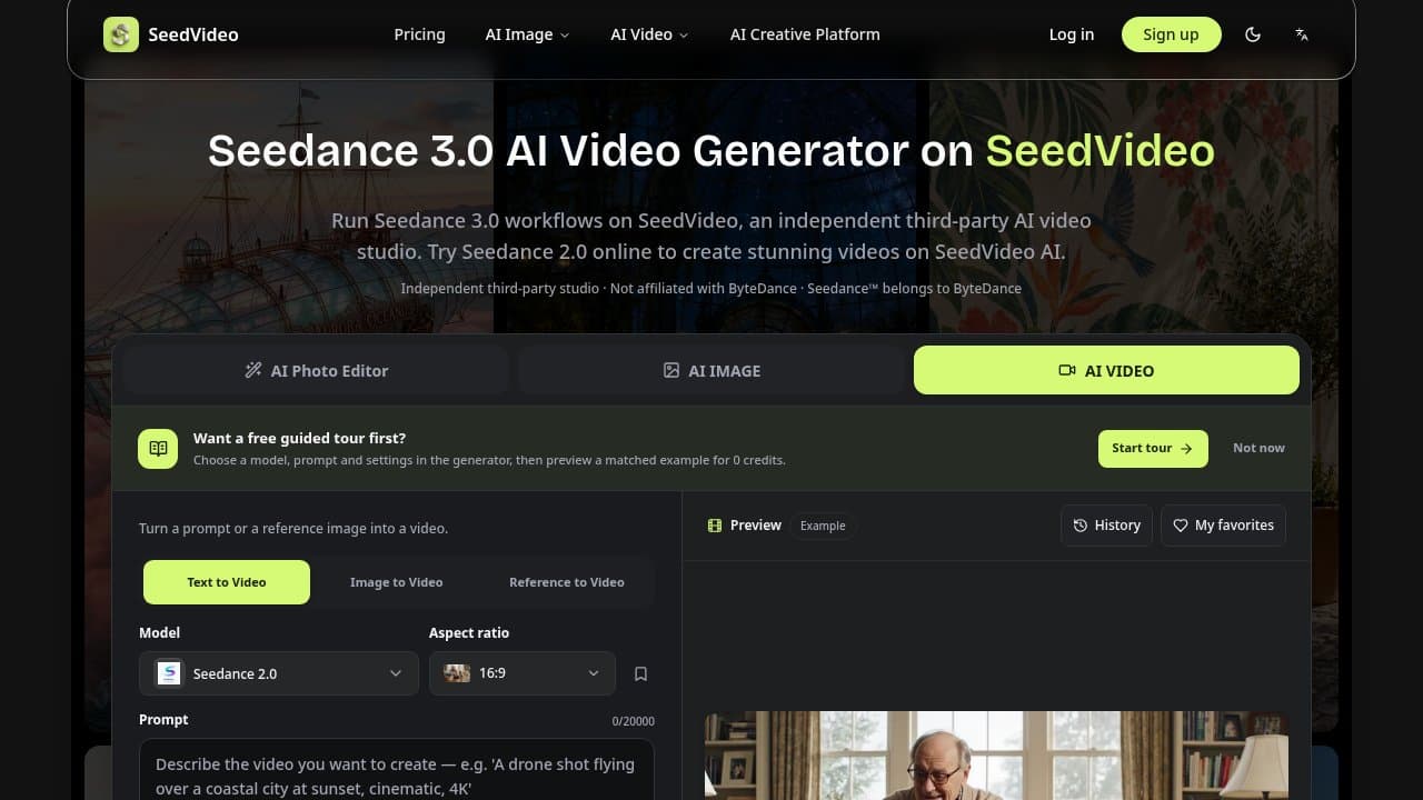 SeedVideo - Product screenshot