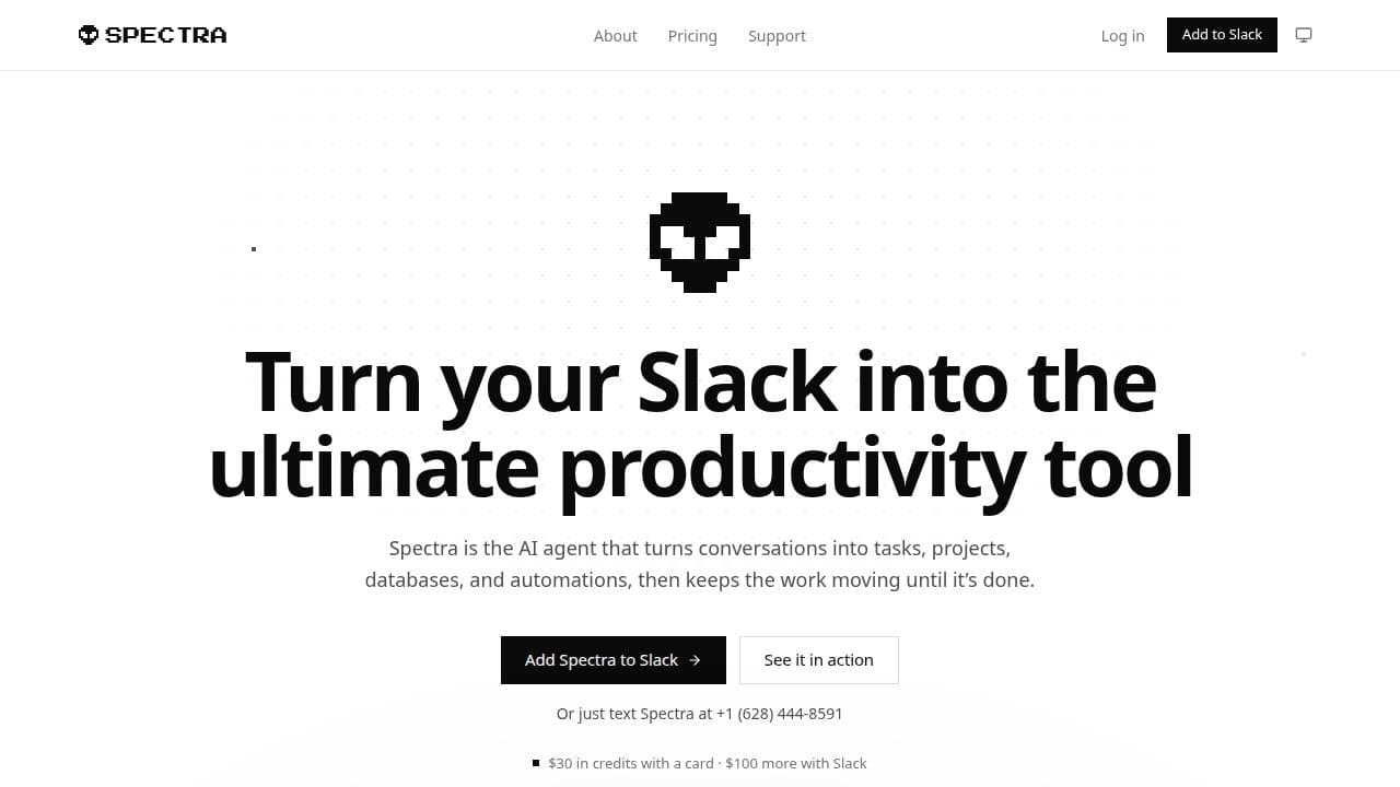 Spectra - Product screenshot