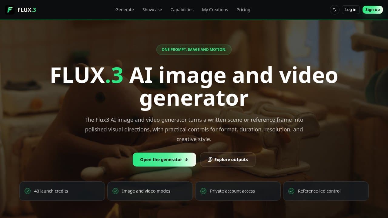 Flux3 - Product screenshot