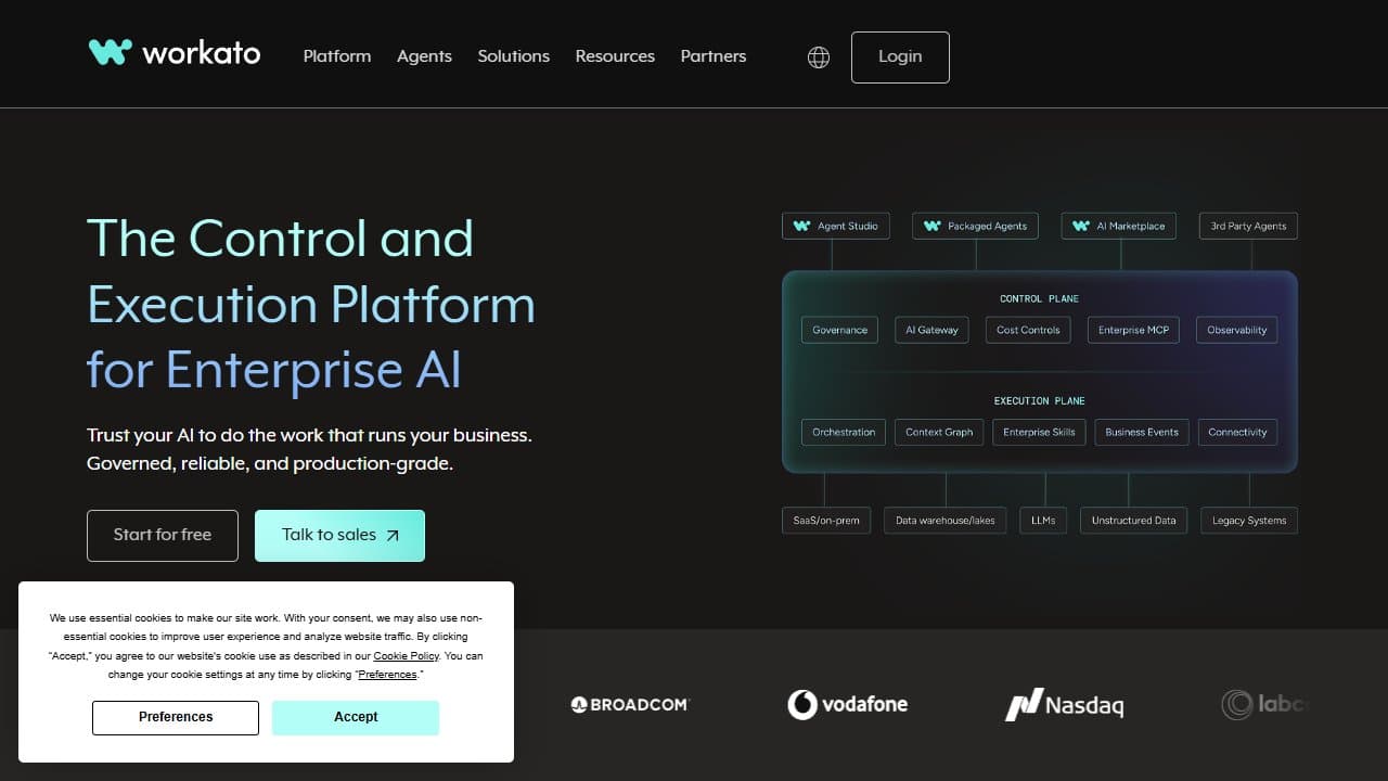 Workato - Product screenshot