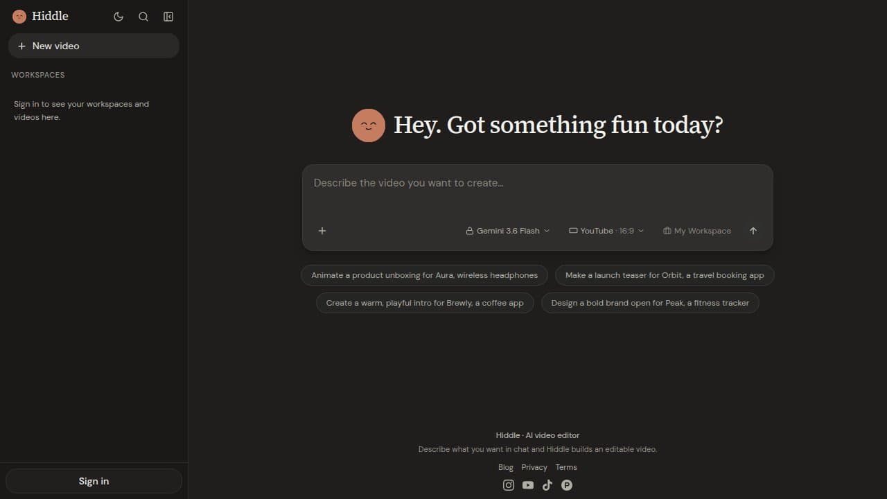 Hiddle - Product screenshot