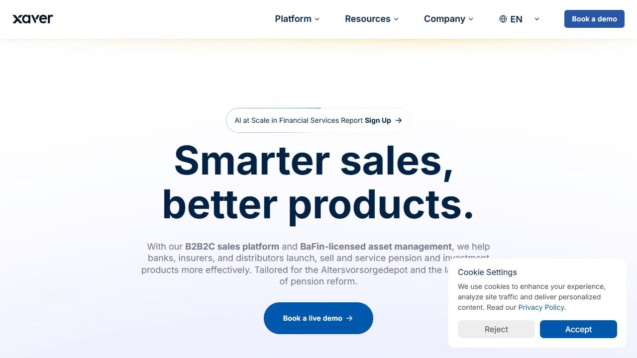 Xaver - Product screenshot