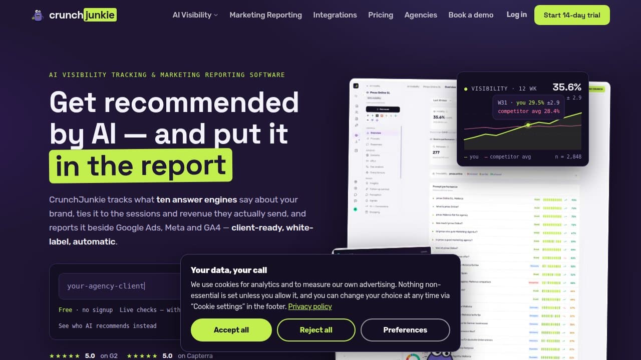 CrunchJunkie - Product screenshot